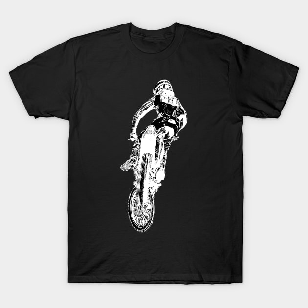 motocross T-Shirt by rickylabellevie